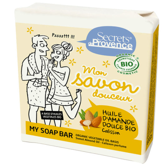 Mon Savon douceur certifié Bio Huile d’Amande douce 100g *