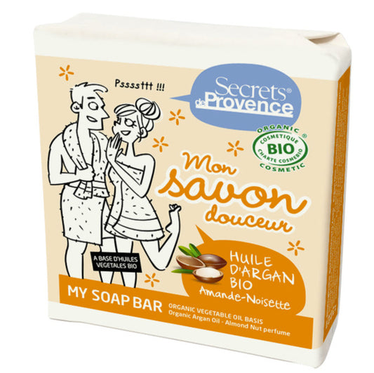 Mon Savon douceur certifié Bio à Huile d'argan 100g *