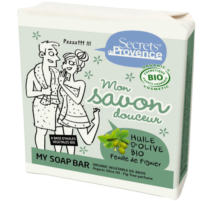 My certified Organic Gentle Soap Olive Oil & Fig Tree 100g