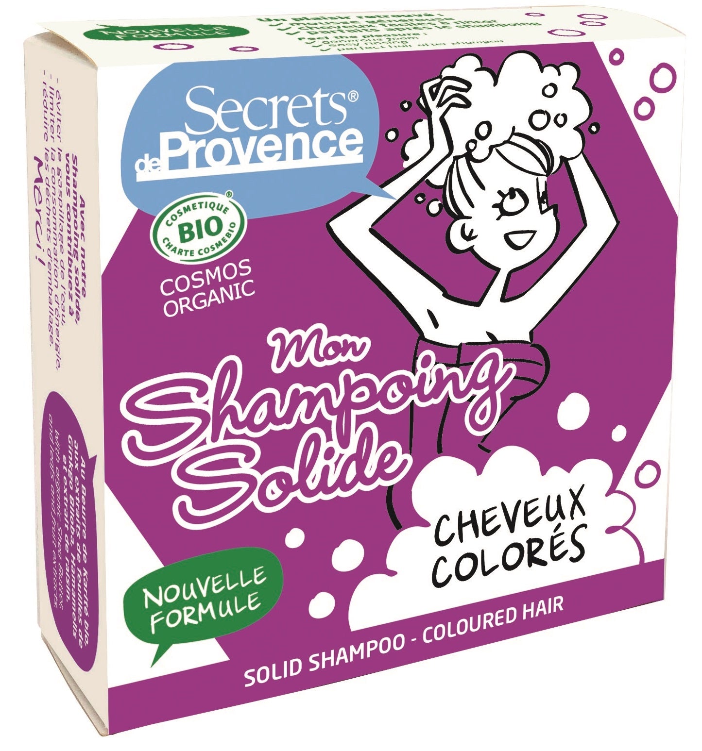 Secrets de Provence Solid shampoo for colored hair 85g